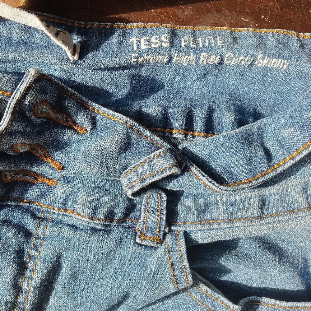 Tess size 14p extreme high rise curvy skinny jeans - Picture 2 of 4